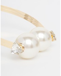 Collier de perles blanc Asos