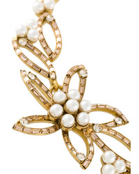 Collier de perles doré Oscar de la Renta