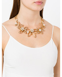 Collier de perles doré Oscar de la Renta