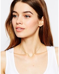 Collier doré Asos