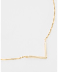 Collier doré Asos