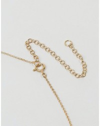 Collier doré Asos