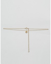 Collier doré Asos