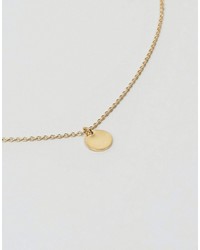 Collier doré Asos