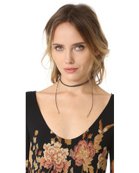 Collier en cuir noir Vanessa Mooney