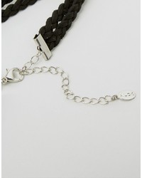 Collier en daim noir Aldo