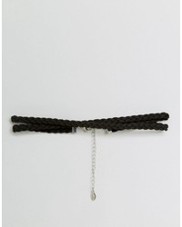 Collier en daim noir Aldo