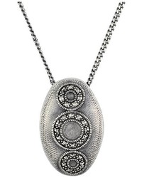 Collier gris Esse Marcasite