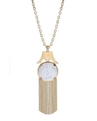 Collier marron clair Lele Sadoughi