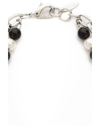 Collier noir et blanc