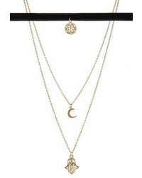 Collier noir Only