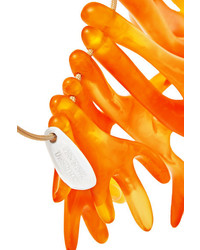 Collier orange Dinosaur Designs