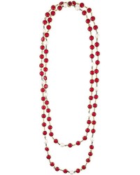 Collier rouge Chanel