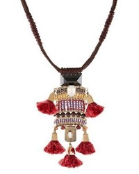 Collier rouge Max Mara