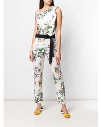 Combinaison pantalon à fleurs blanche Liu Jo