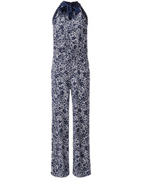 Combinaison pantalon à fleurs bleu clair MICHAEL Michael Kors