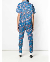 Combinaison pantalon à fleurs bleue Isabel Marant Etoile