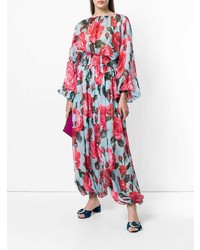 Combinaison pantalon à fleurs multicolore Dolce & Gabbana