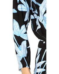 Combinaison pantalon à fleurs noire Whistles