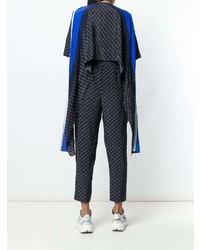 Combinaison pantalon à rayures horizontales bleu marine Stella McCartney