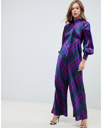 Combinaison pantalon à rayures horizontales multicolore ASOS DESIGN
