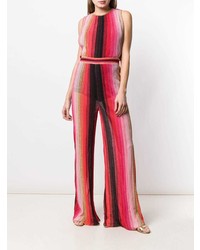 Combinaison pantalon à rayures verticales multicolore M Missoni