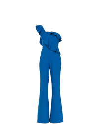 Combinaison pantalon à volants bleue Rebecca Vallance