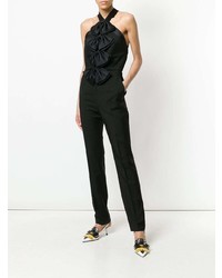 Combinaison pantalon à volants noire Givenchy