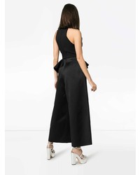 Combinaison pantalon à volants noire SOLACE London