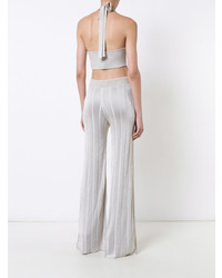 Combinaison pantalon argentée Cushnie et Ochs