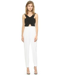 Combinaison pantalon blanche et noire Finders Keepers