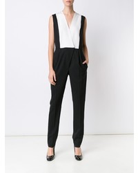 Combinaison pantalon blanche et noire Vionnet