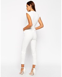 Combinaison pantalon blanche Asos