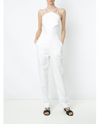 Combinaison pantalon blanche Andrea Marques