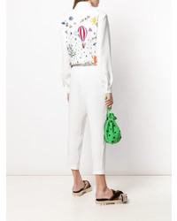 Combinaison pantalon blanche Mira Mikati