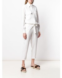 Combinaison pantalon blanche Mira Mikati