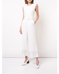 Combinaison pantalon blanche Derek Lam 10 Crosby