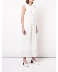 Combinaison pantalon blanche Derek Lam 10 Crosby