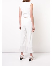 Combinaison pantalon blanche Derek Lam 10 Crosby