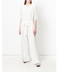 Combinaison pantalon blanche Lorena Antoniazzi