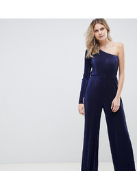 Combinaison pantalon bleu marine Asos Tall