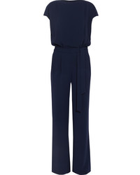 Combinaison pantalon bleu marine Diane von Furstenberg
