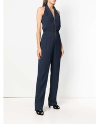 Combinaison pantalon bleu marine Roland Mouret