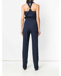 Combinaison pantalon bleu marine Roland Mouret