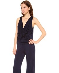 Combinaison pantalon bleu marine Young Fabulous & Broke