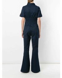 Combinaison pantalon bleu marine Isolda