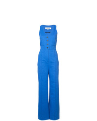 Combinaison pantalon bleue Dvf Diane Von Furstenberg