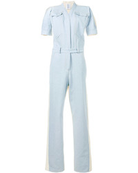 Combinaison pantalon en denim bleu clair Rosie Assoulin