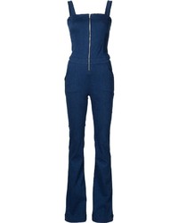 Combinaison pantalon en denim bleu marine 3x1