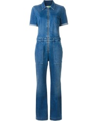 Combinaison pantalon en denim bleue Stella McCartney